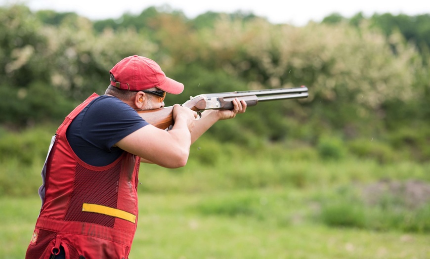 Image 1: Book a Clay Pigeon Shooting Experience for Up to 6 People 