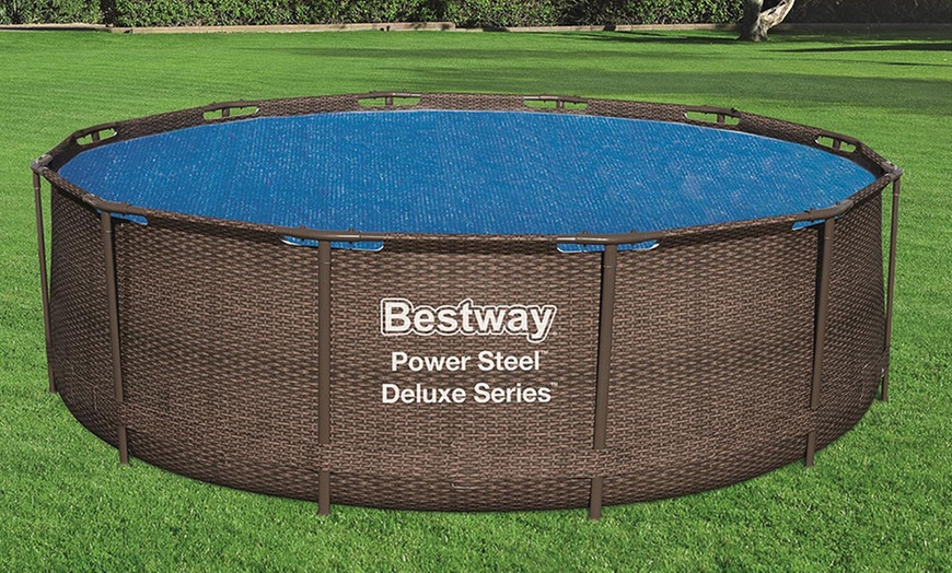 Image 10: Bestway Flowclear Solar Swimming Pool Cover Collection
