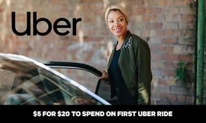 Uber: $20 Off First Ride