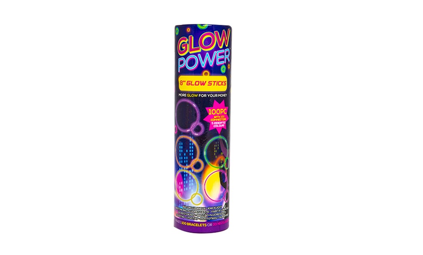 Image 4: 100 Glow Power 8" Glow Sticks