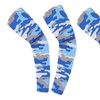 Image 12: 2 Pairs Quick Dry Arm Sleeves Cover Cycling Running Arm Cooling UV Protection