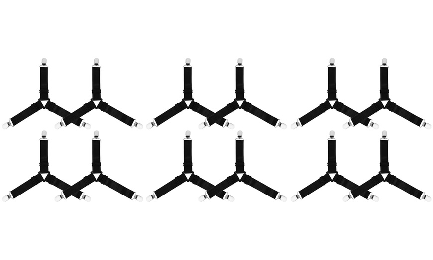 Image 7: 4, 8 oder 12 Bettlakenhalter