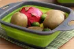 2 o 4 scolapasta cesto per lavaggio frutta e verdura pieghevoli in silicone antiscivolo, disponibili in 2 modelli - Image 2