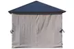 Outsunny 3m x 3m Outdoor Aluminium Alloy Gazebo with Curtains - Image 4