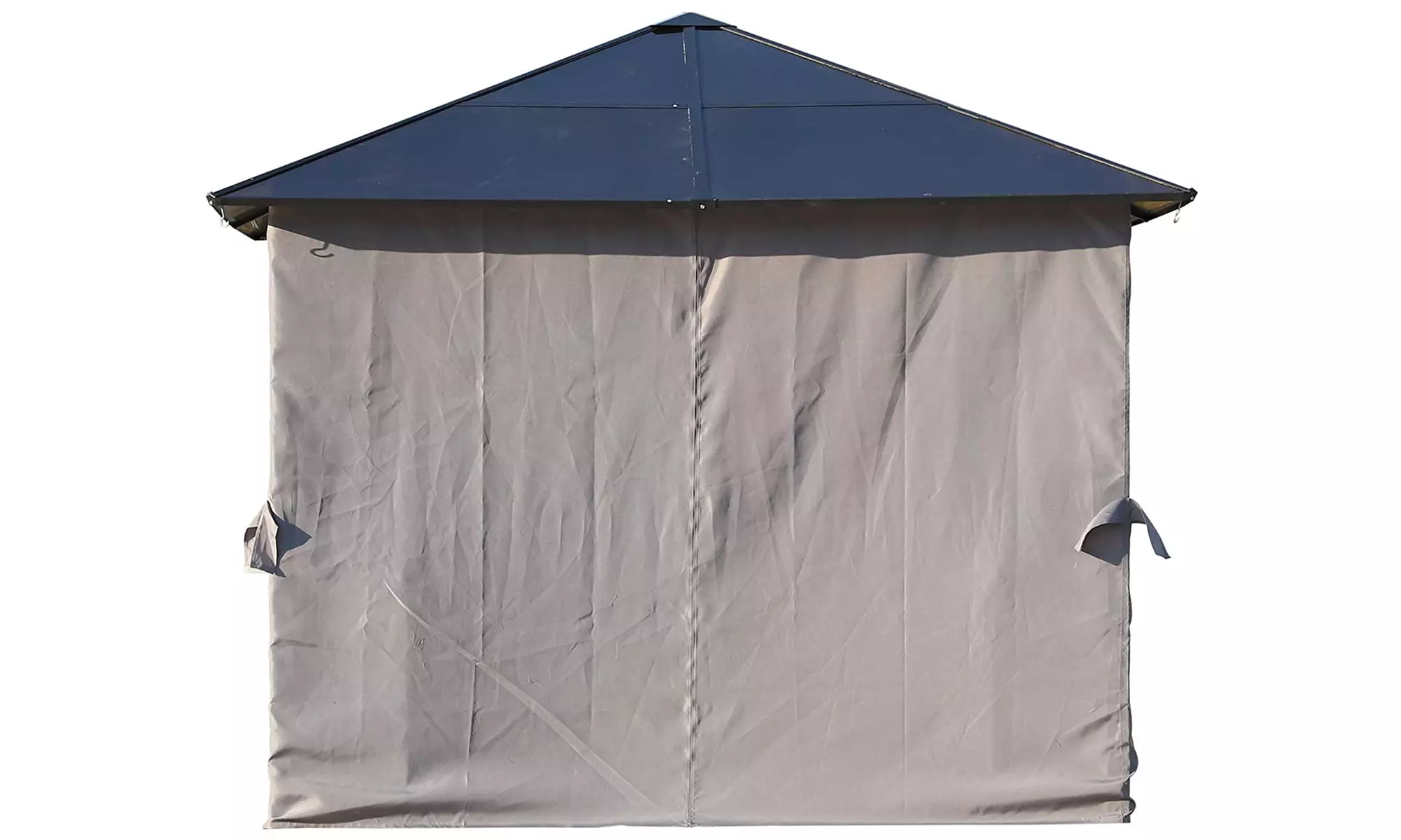 Outsunny 3m x 3m Outdoor Aluminium Alloy Gazebo with Curtains