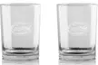 Duck House NCAA 12 Oz. Clear Rock Whiskey Glass Set (2-Pack) - Second Medium