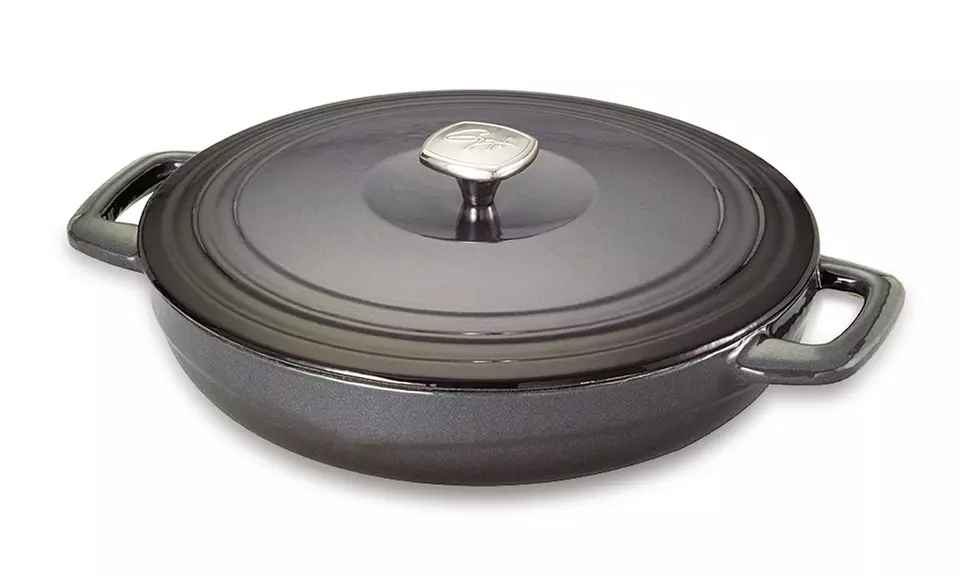 Guy Fieri Cast Iron Enamel Braiser Pan - Primary Image