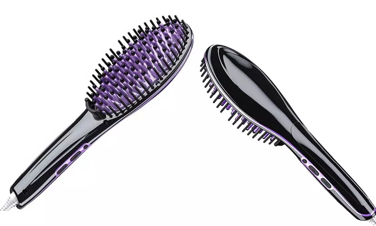 Insta Magic Hair Straightening Brush with LED Display — Upgraded Version - Primary Image
