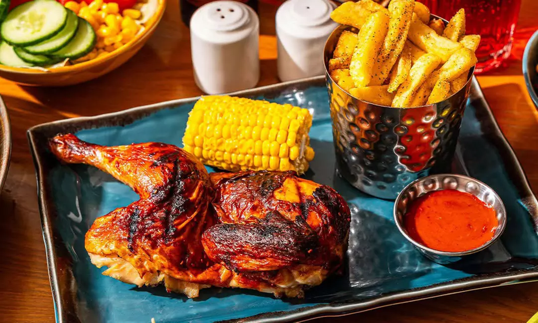 Two or Three Course Meal for 2 Adults and Up to 2 Children @Harvester