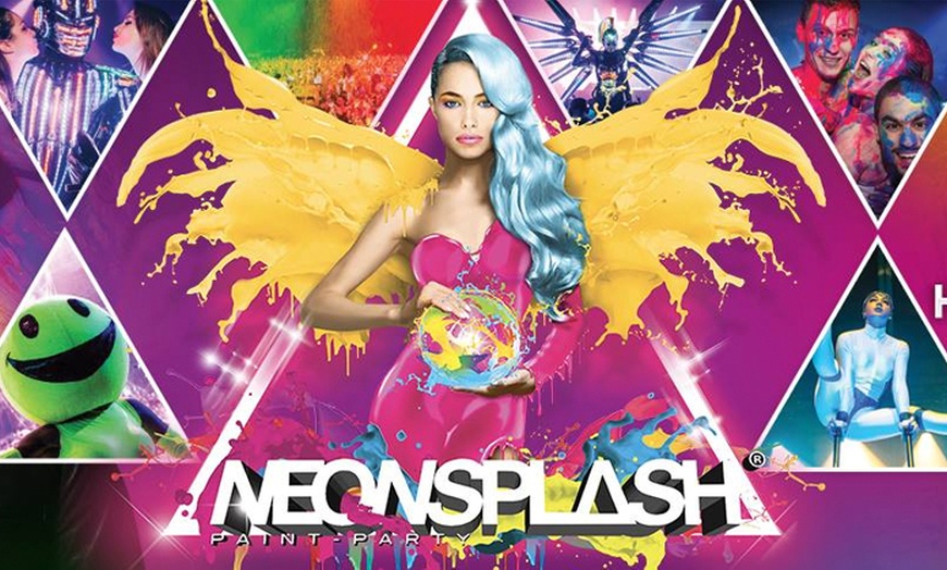 Image 1: Ticket to Neonsplash Paint-Party