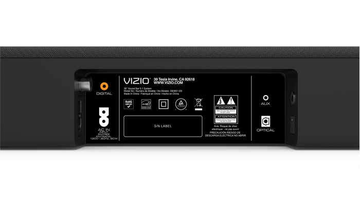 vizio soundbar 36 5.1