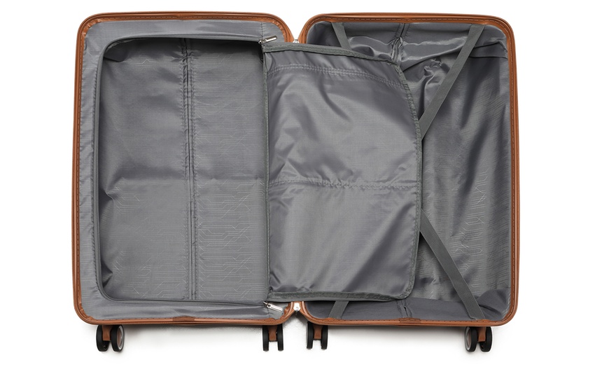 Image 7: One or Three Kono Hard Shell PP Suitcases