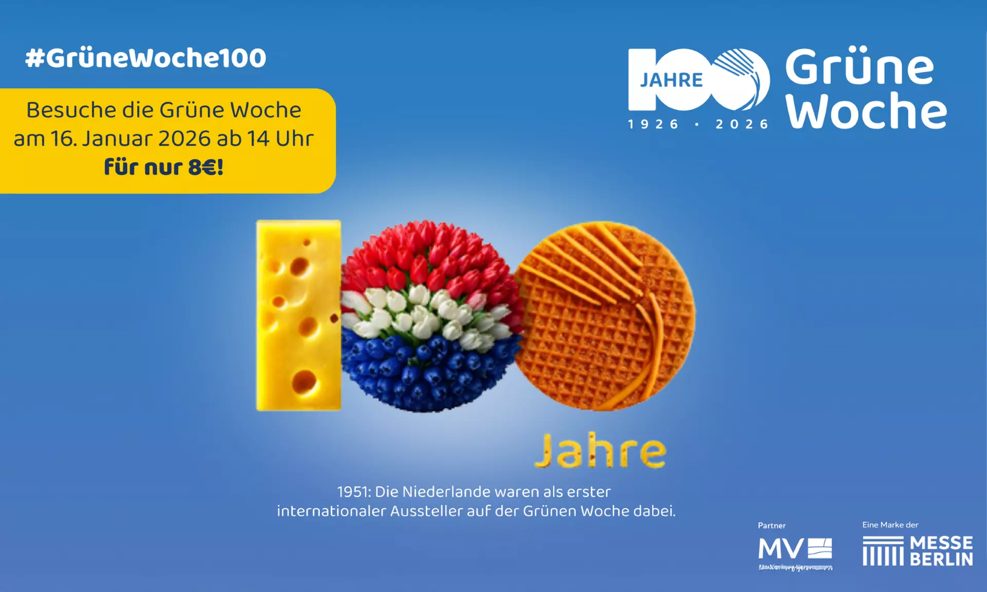 Grüne Woche am Fr., 16.01.26 auf dem Messegelände Berlin