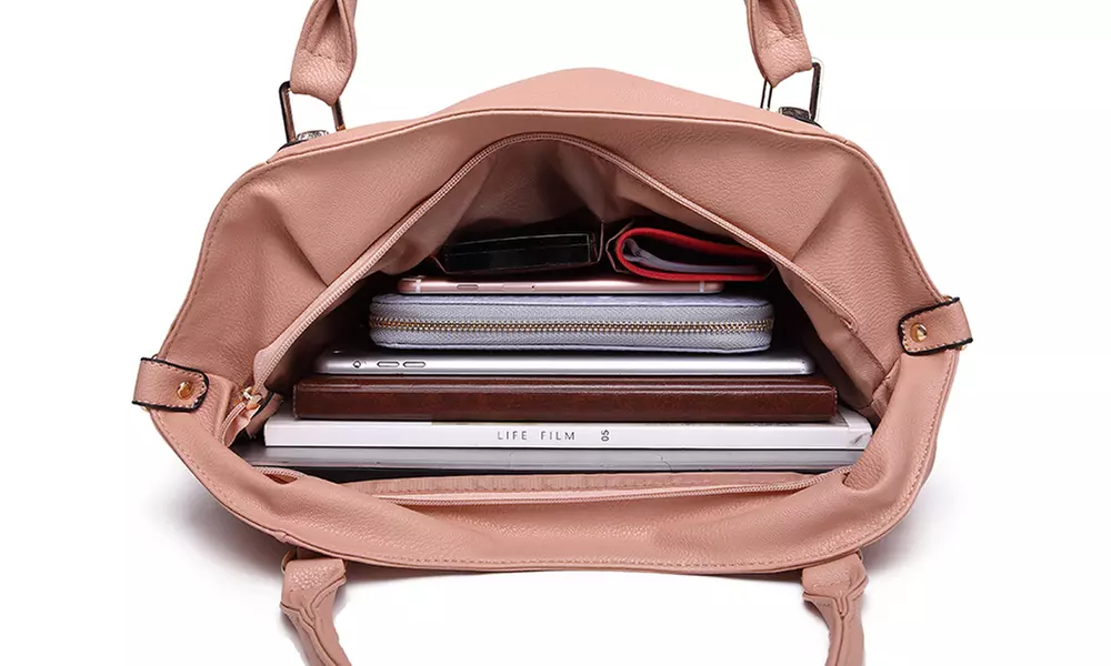 PU Leather Hobo Shoulder Bag Tote Bag