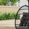 Image 51: Outdoor Hanging Egg Chair with Cushion