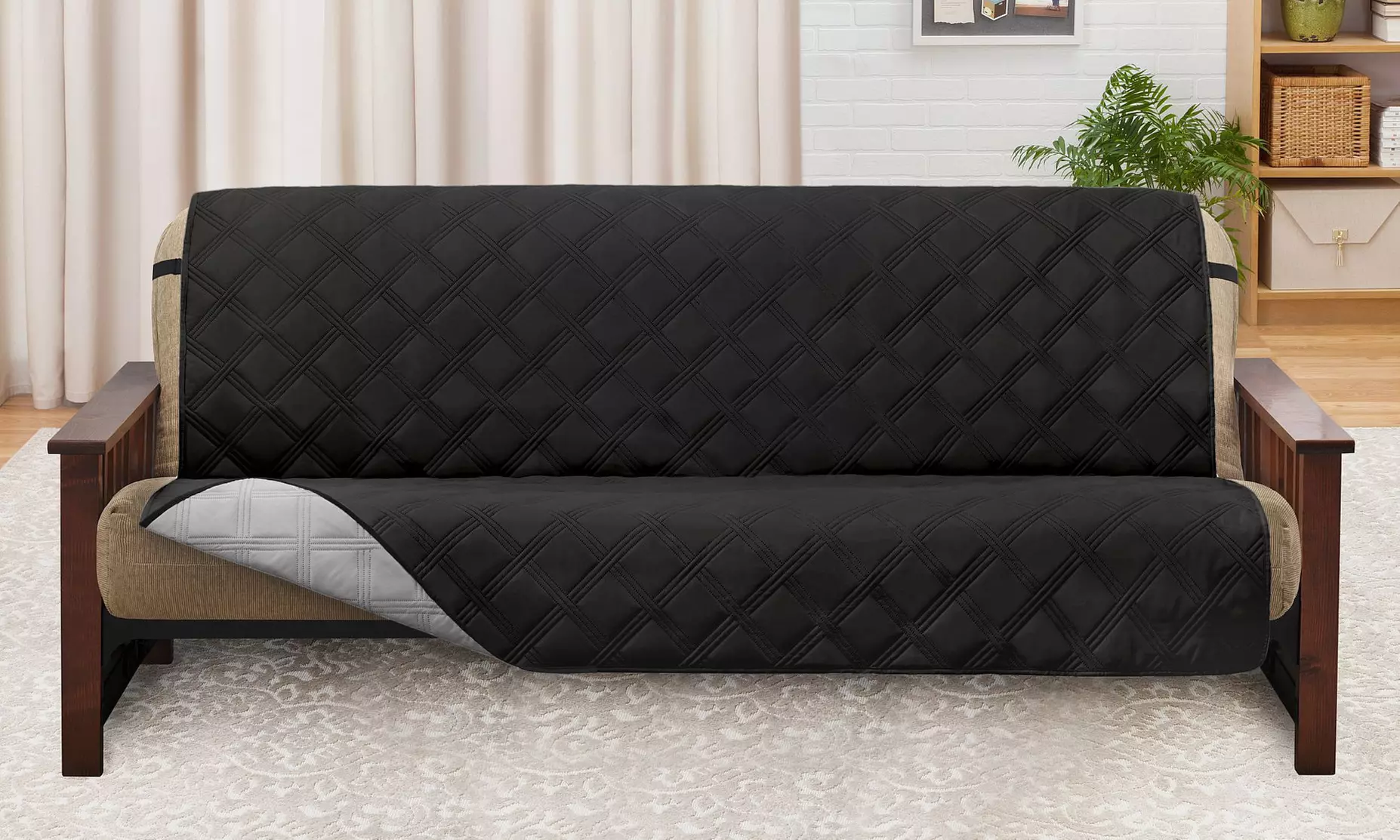 Couch Guard Reversible Futon Cover - Primary Image