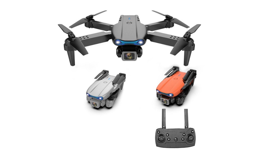 Image 1: Portable Smart Foldable Drone with Optional 4K Camera