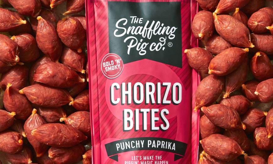 Image 2: Eight Packs of Stacked Tube of Chorizo Bites 50g