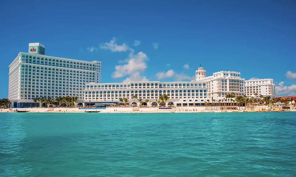 ✈ 4, 6, or 7 Night Riu Cancun Trip w/ Nonstop Air. Price/Person Based on Double Occupancy. (Buy 1 Groupon/Person) - Primary Image