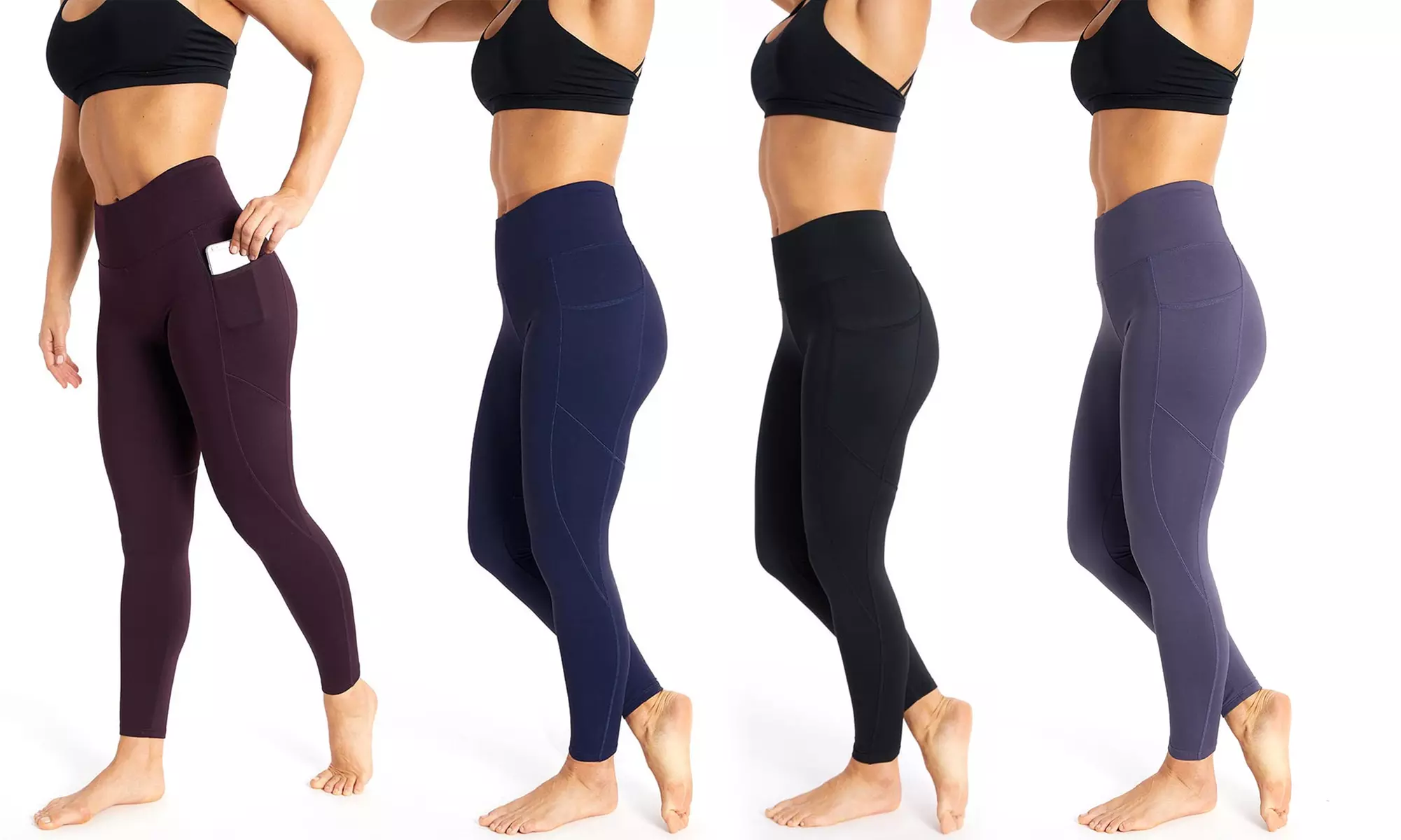 Marika Warm Fleece-Lined Active Legging with Phone Pocket 27" - Primary Image