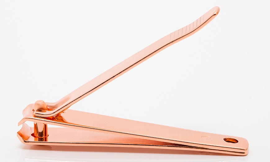 Image 3: Rose Gold Nail Clippers