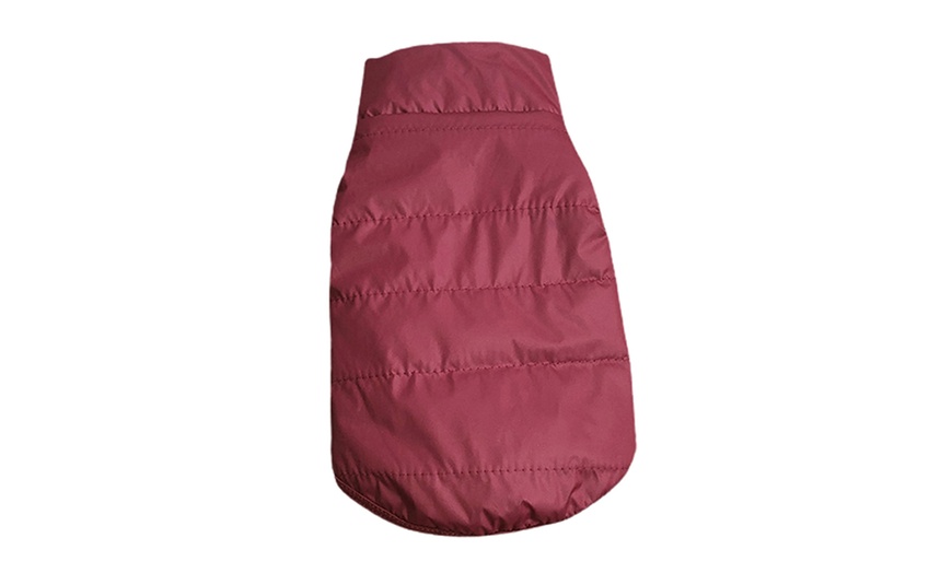 Image 6: Warm Lined Dog Coat Winter Jacket