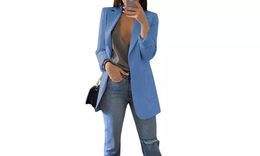 Damen Casual Boyfriend Blazer