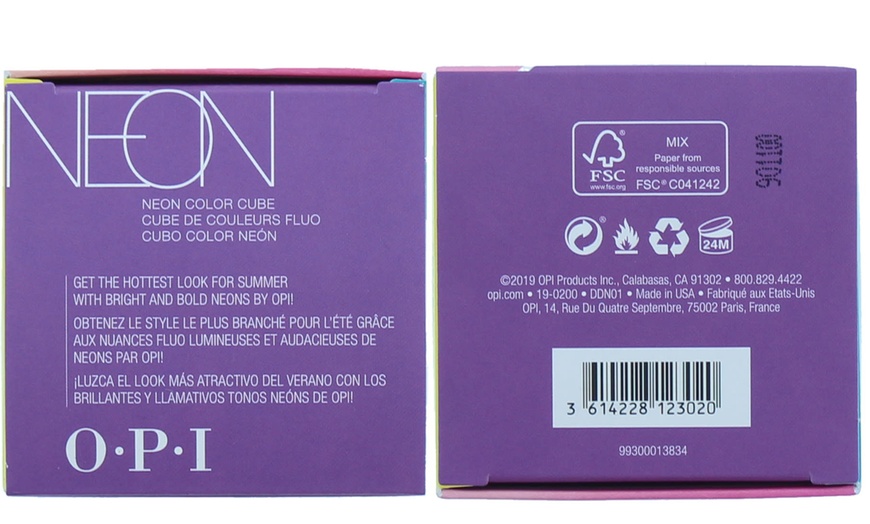 Image 3: OPI Neon Nail Polish Gift Set