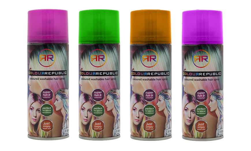 Image 2: Assorted Colour Hair Sprays 210ml