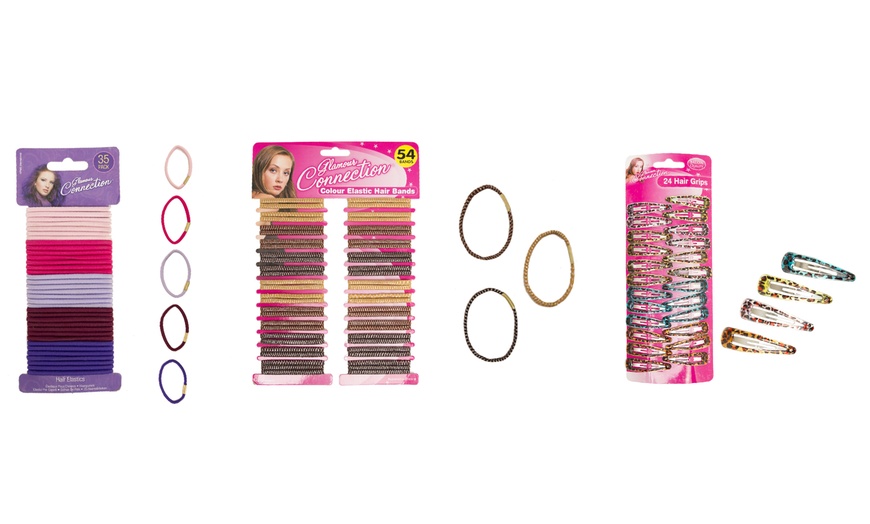 Image 6: Elastic Hairbands or Hair Clips