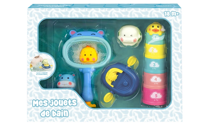 Image 2: Coffret de 10 jouets WDK Partner pour le bain