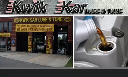 $19 for Oil Change at Kwik Kar Lube & Tune (Up to $50 Value) - Primary Image