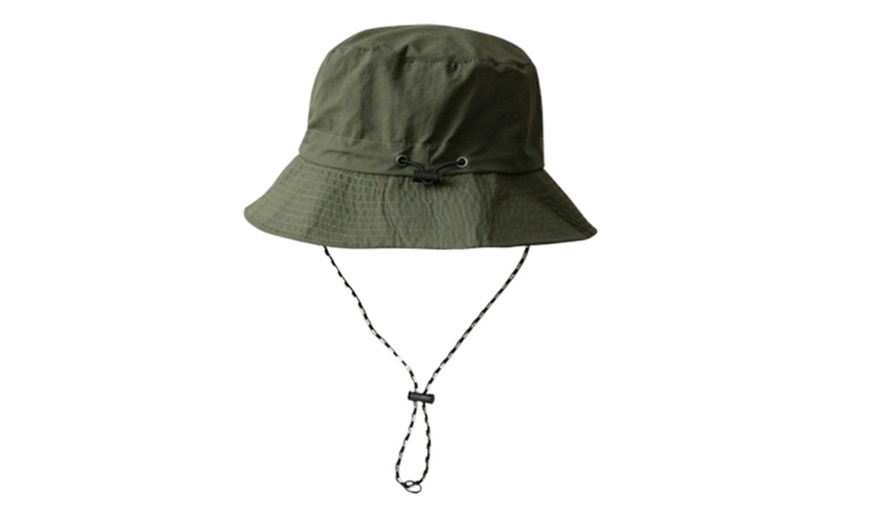 Image 5: Bucket Hat with Chin Strap