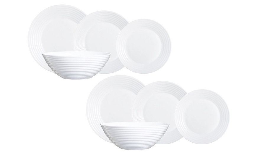 Image 3: Luminarc 19-Piece Dinner Set