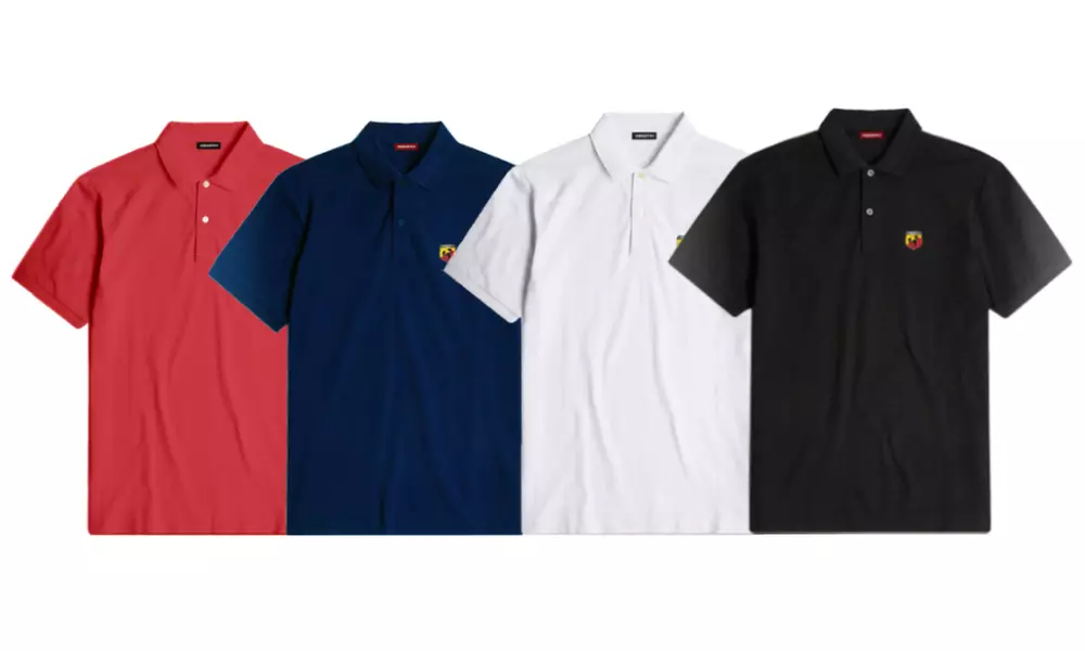 Abarth polo gemaakt van 100% katoen