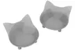 Petmaker Cat-Shaped Food and Water Dishes (2-Piece) - Second Medium
