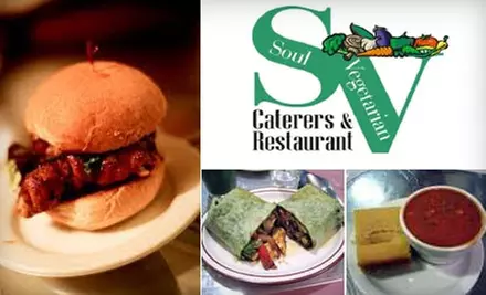 $10 for $20 Worth of Down-Home Vegetarian Fare and Drinks at Soul Vegetarian East - Primary Image