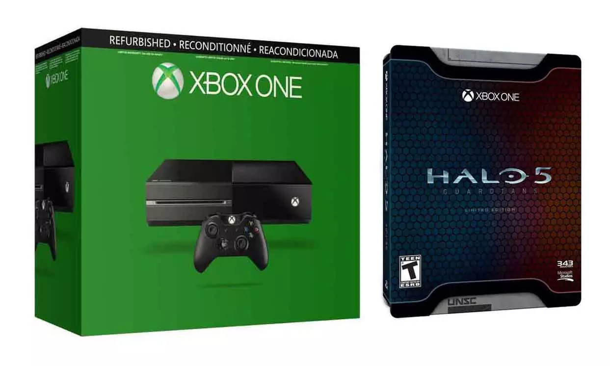 Xbox One 500GB Console with Halo 5 Guardians (Manufacturer Refurbished) - Primary Image