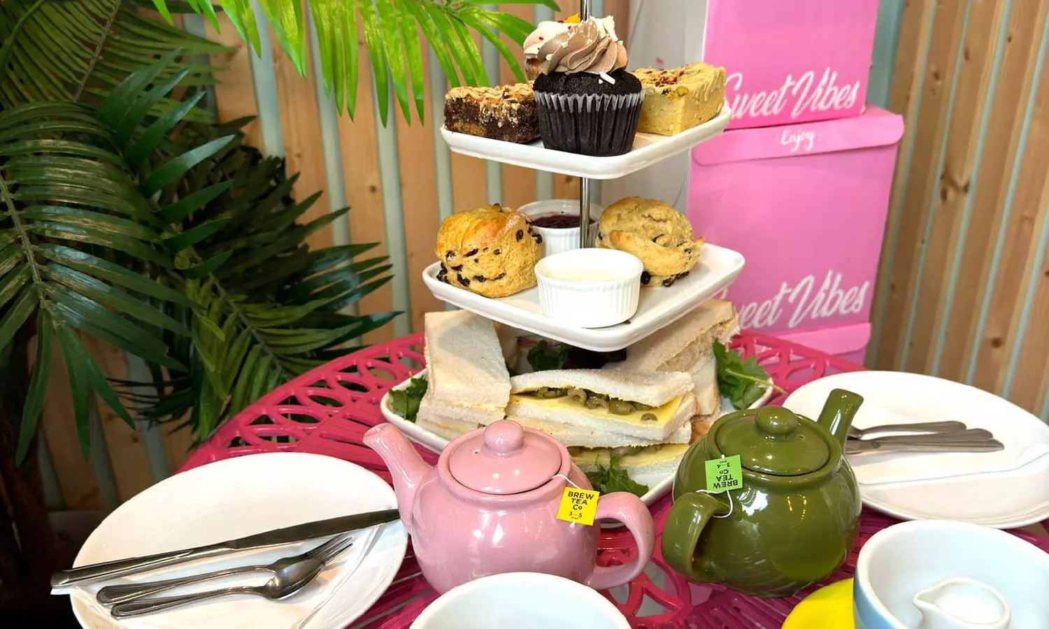 Luxury Afternoon Tea in Manchester City Centre at Alex's Bakery