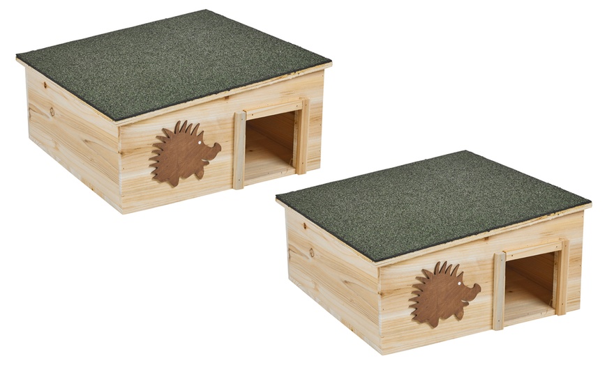 Image 3: One or Two Hedgehog Houses with Bitumen Roofs