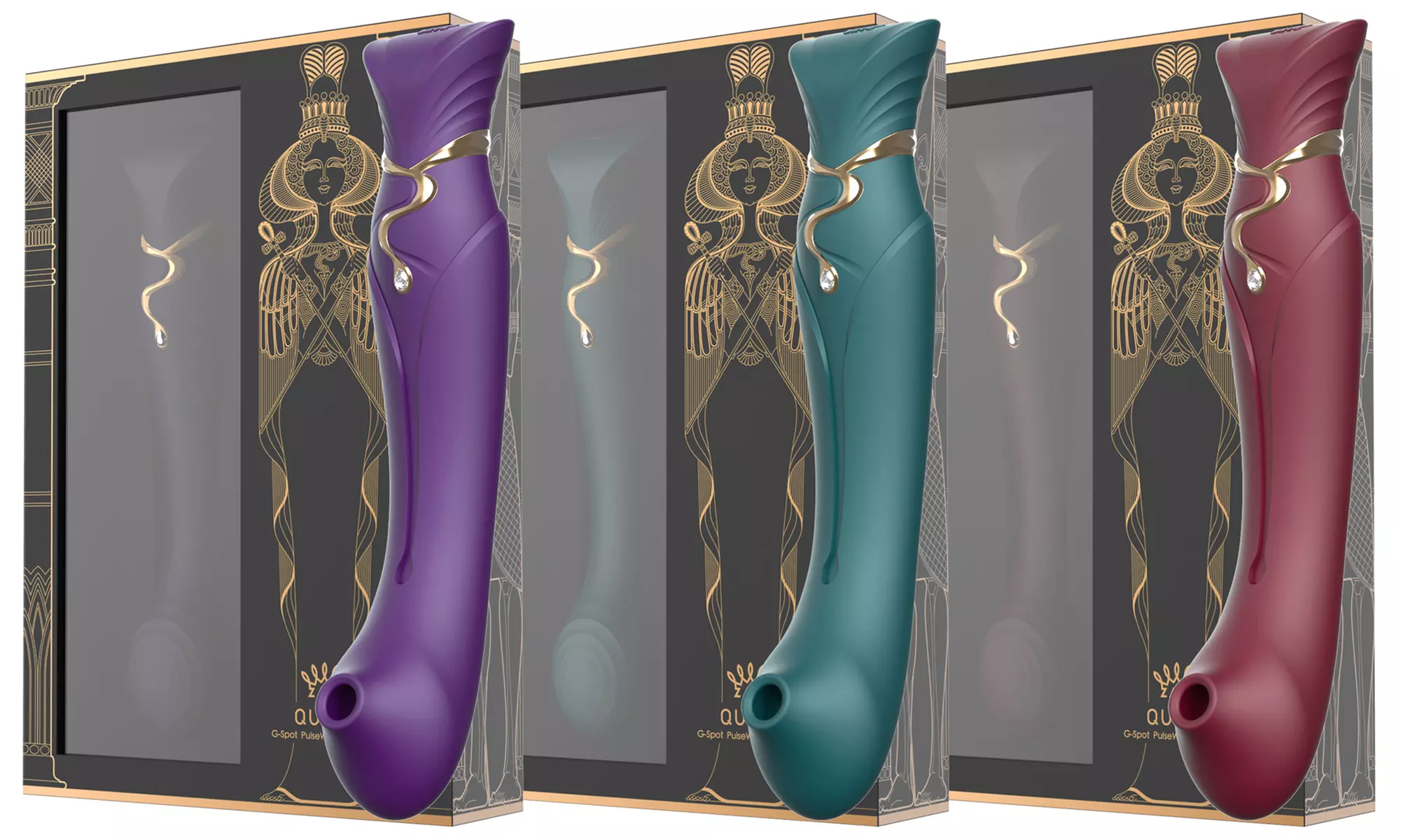 Zalo Queen Set G-Spot Pulse Wave Vibrator - Primary Image