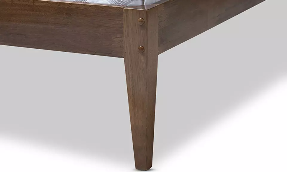 Baxton Studio Elmdon Slatted Headboard Platform Bed - Image 7