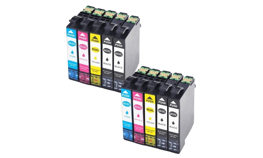 Image 2: 5 Pack of 603 XL Compatible Cartridges for EPSON 603 XL Printer 