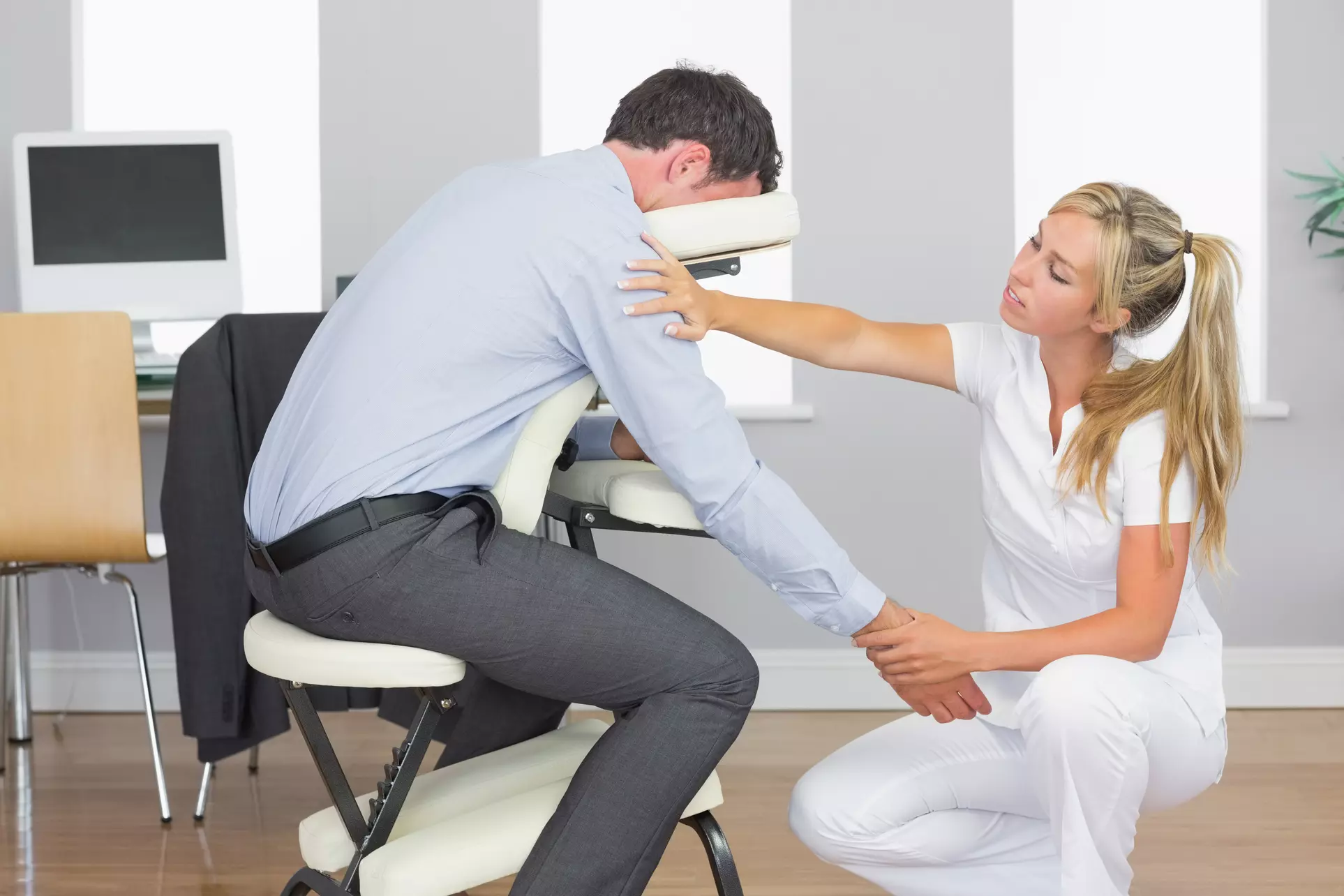At Habit Spa, Relax with a 10-minute Chair Massage Experience (Up to 54% Off) - Primary Image