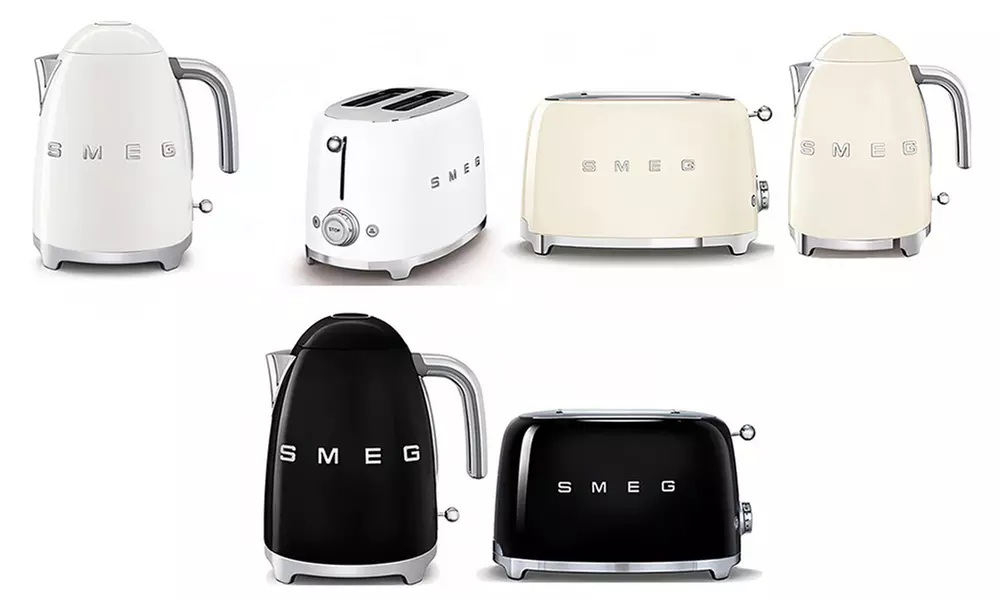 SMEG 1.7L Kettle and 2 Slice Toaster Bundle - Primary Image