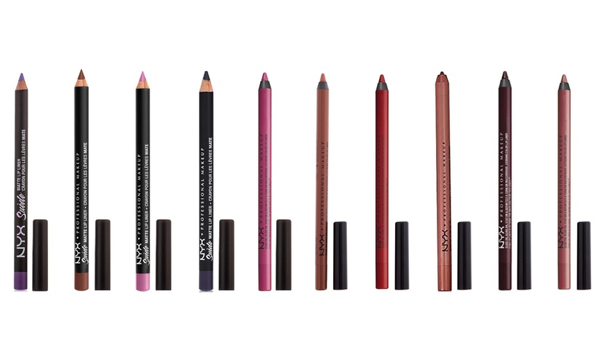 Image 1: Set of Five NYX Lip Liners