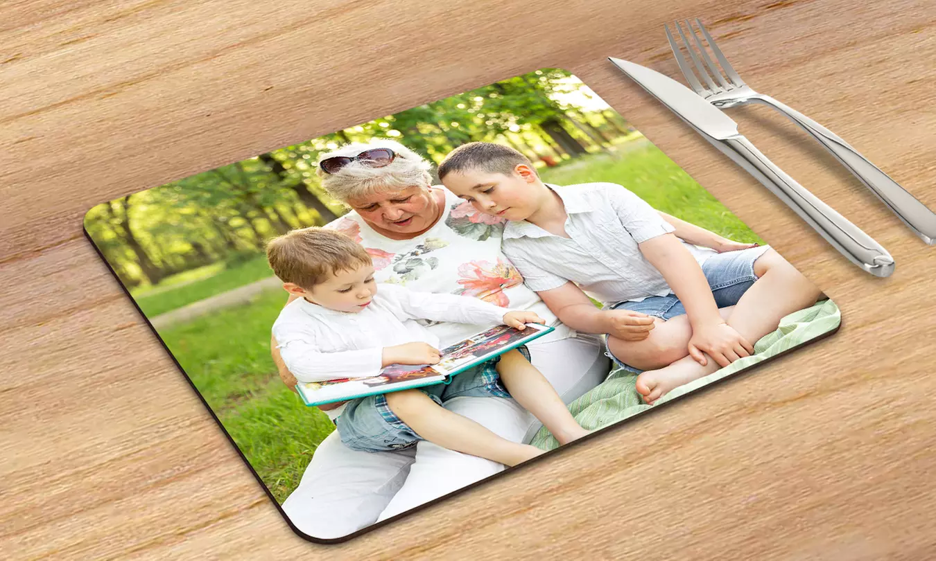 Personalisiertes Foto-Tischset