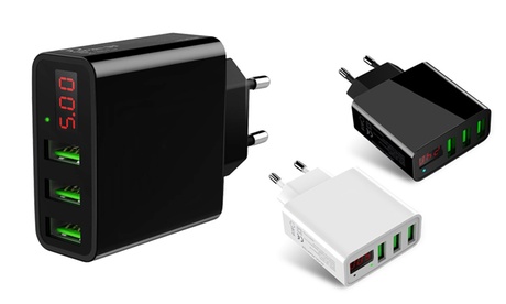 1 o 2 caricatori con 3 porte USB disponibili in 2 colori