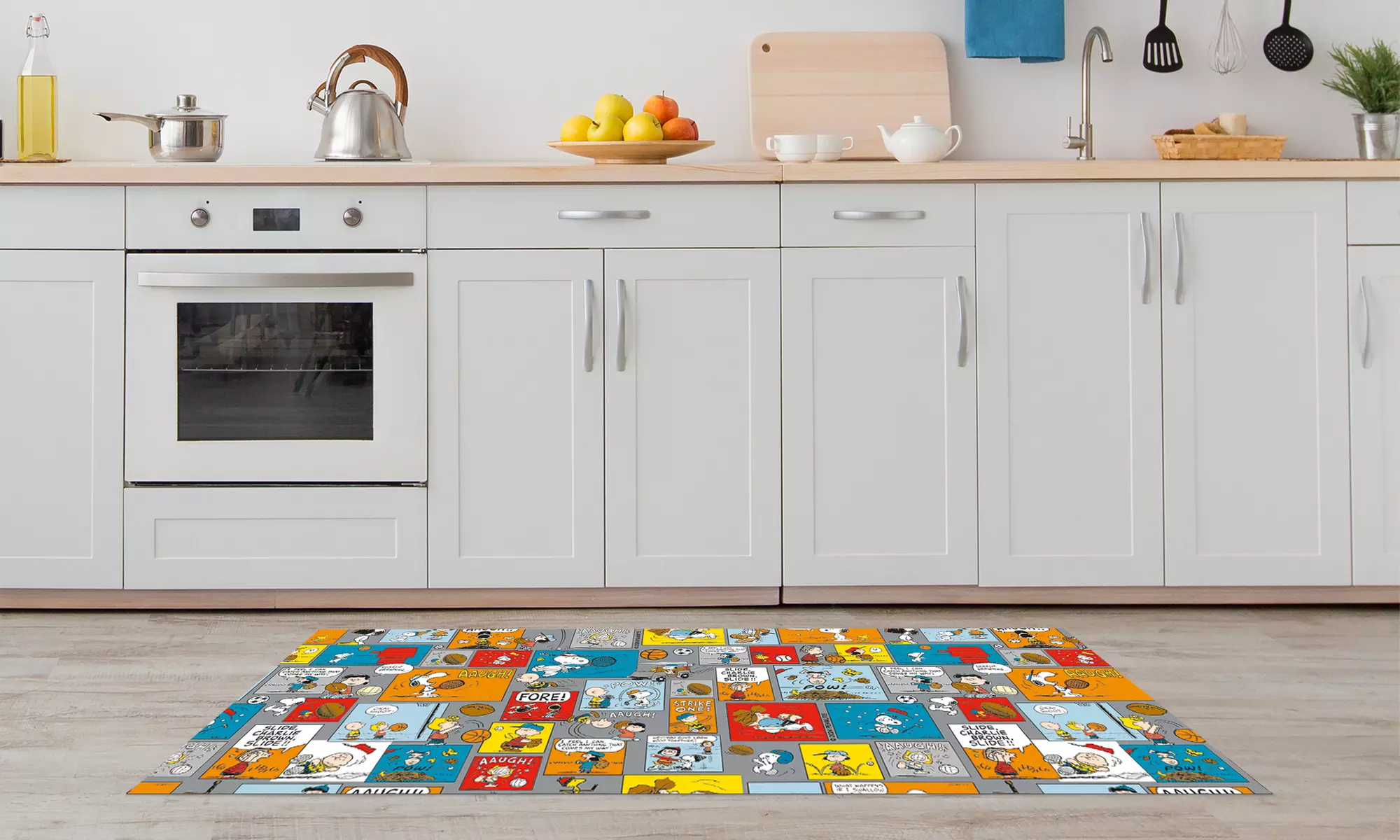 Küchenläufer mit Peanuts-Motiv