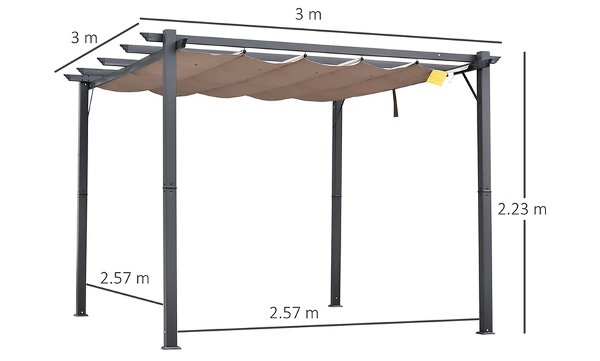 Image 8: Outsunny Pergola Range